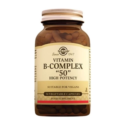 Solgar Vitamin B Complex 50 Bitkisel 50 Kapsül