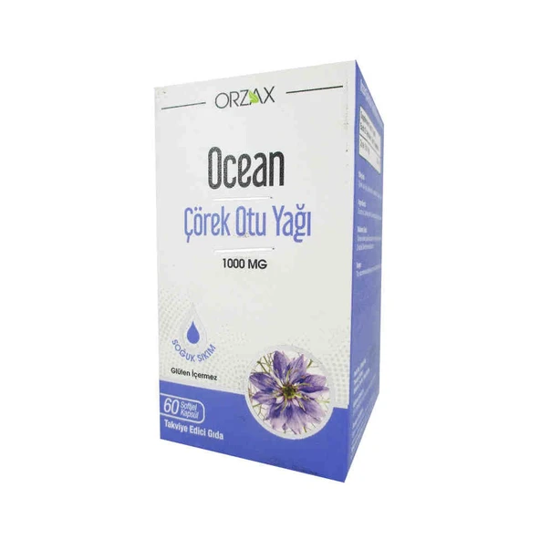 Ocean Black Cumin Seed Oil 1000mg 60 Kapsül ürün görseli