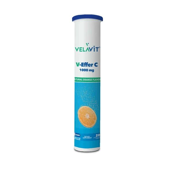 Velavit V-Effer C 1000mg 20 Efervesan Tablet