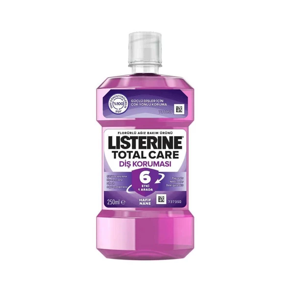 Listerine Total Care Diş Koruması 250ml Hafif Nane ürün görseli