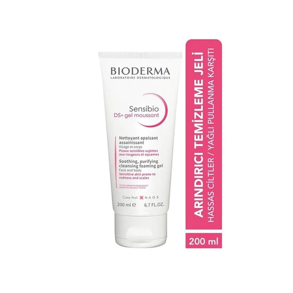 Bioderma Sensibio DS+ Foaming Gel Temizleyici Jel 200 ml - Resim 2