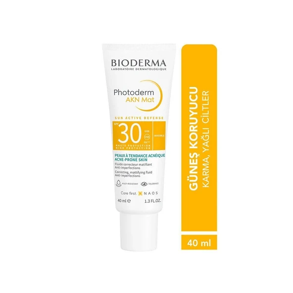 Bioderma Photoderm AKN Mat SPF30 Matlaştırıcı Güneş Koruyucu Krem 40 ml - Resim 2