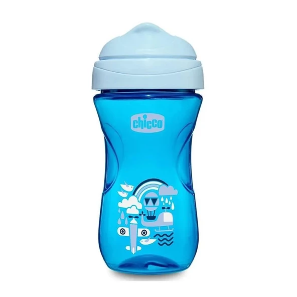 Chicco İleri Seviye Bardak 12 Ay+ Mavi Uçaklı 266ml