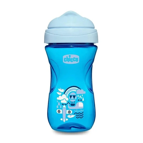 Chicco İleri Seviye Bardak 12 Ay+ Mavi Uçaklı 266ml