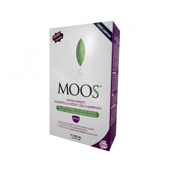 Moos Sulphur Enriched Anti Dandruff Shampoo 200ml