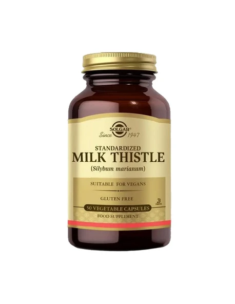 Solgar Milk Thistle 50 Kapsül ürün görseli
