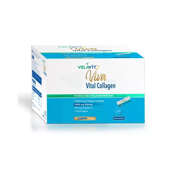 Velavit Viva Vital Collagen Toz Takviye Edici Gıda 30 Saşe