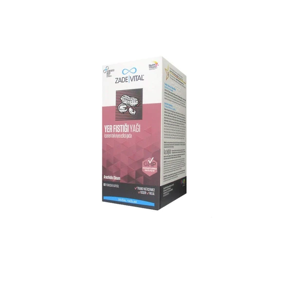 Zade Vital Yer Fıstığı Yağı 800mg 60 Kapsül ürün görseli