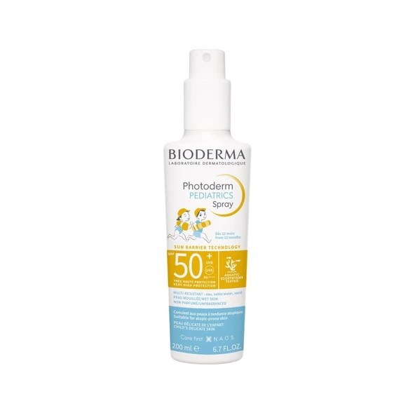Bioderma Photoderm Pediatrics Spray Çocuklar İçin Güneş Koruyucu Sprey SPF50+ 200 ml ürün görseli 1