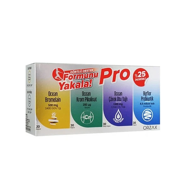 Ocean Dörtlü Destek Formunu Yakala Avantajlı Paket ürün görseli