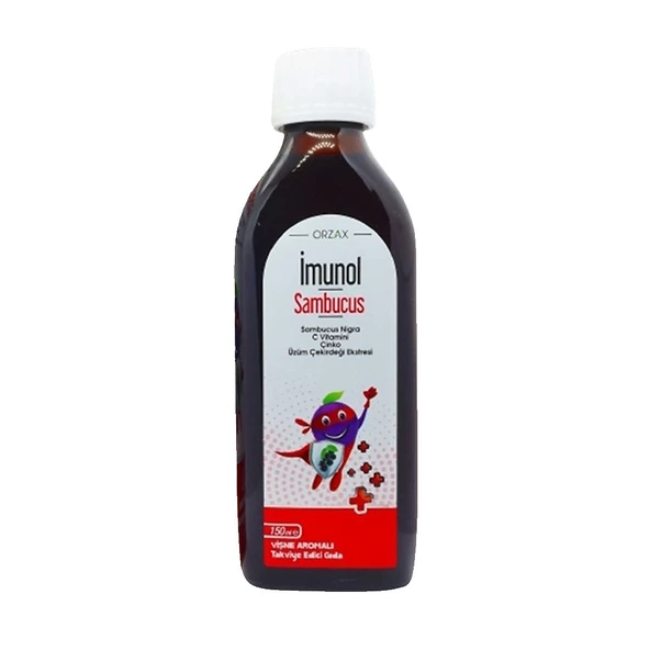 Orzax İmunol Sambucus Vişne Aromalı 150ml