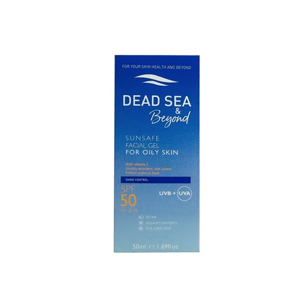 Dead Sea & Beyond Sunsafe Yağlı Ciltler İçin Güneş Koruyucu Krem SPF50 50ml