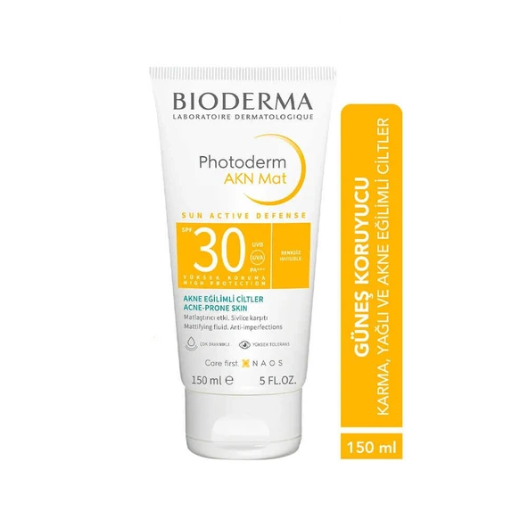 Bioderma Photoderm AKN Mat SPF30 Güneş Koruyucu Krem 150 ml - Resim 2