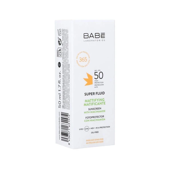 Babe Super Fluid Akışkan Matlaştırıcı Etkili Güneş Koruyucu SPF50 50ml ürün görseli