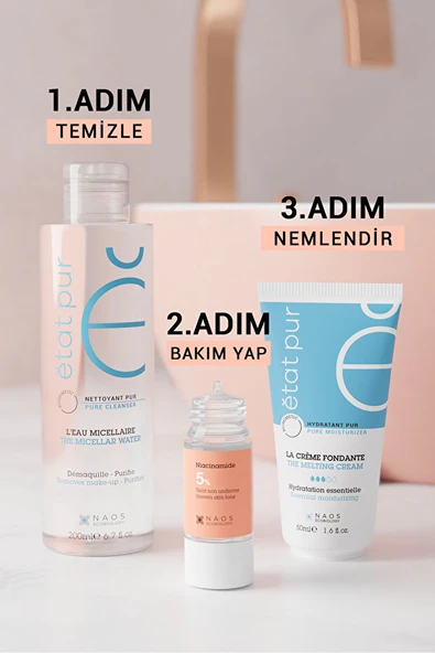 Etat Pur Active Niacinamide %5 Pürüz ve Leke Karşıtı Saf Konsantre Bakım Ürünü 15 ml - Resim 3