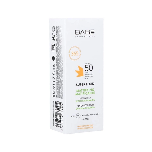 Babe Super Fluid Akışkan Matlaştırıcı Etkili Güneş Koruyucu SPF50 50ml
