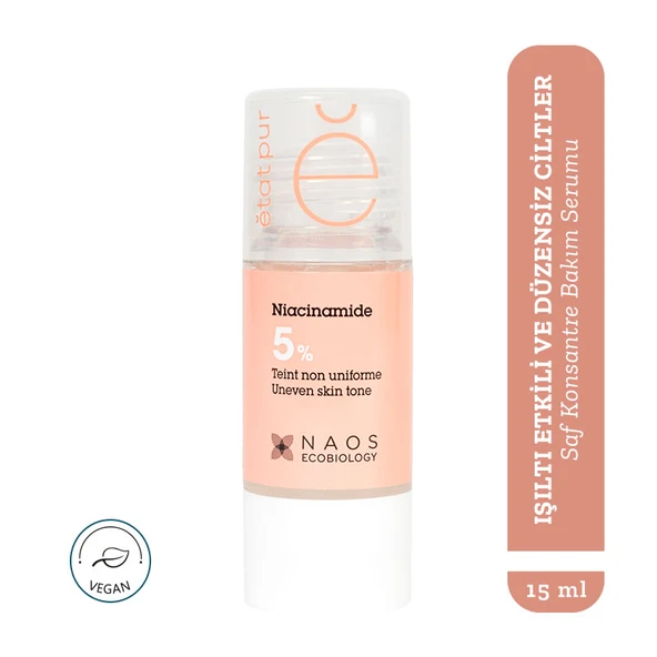 Etat Pur Active Niacinamide %5 Pürüz ve Leke Karşıtı Saf Konsantre Bakım Ürünü 15 ml - Resim 2