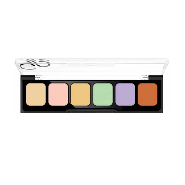Golden Rose Correct & Conceal Camouflage Cream Palette 6x2g ürün görseli