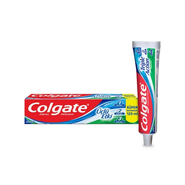 Colgate Üçlü Etki Diş Macunu 125ml Nane Ferahlığı