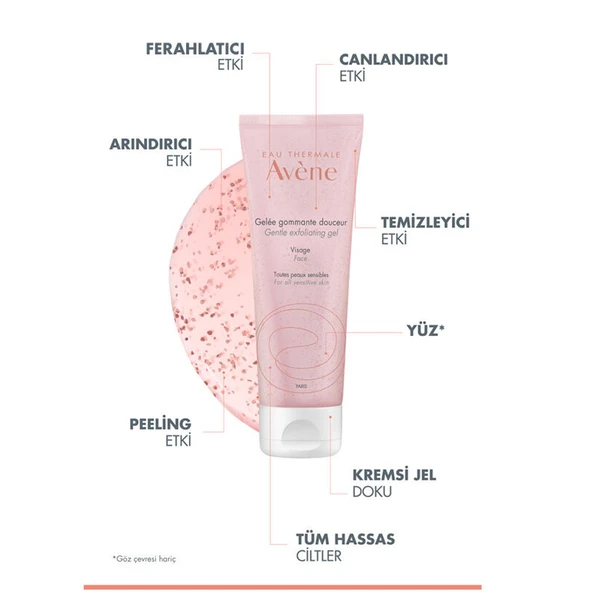 Avene Gentle Exfoliating Gel 75ml - Resim 6