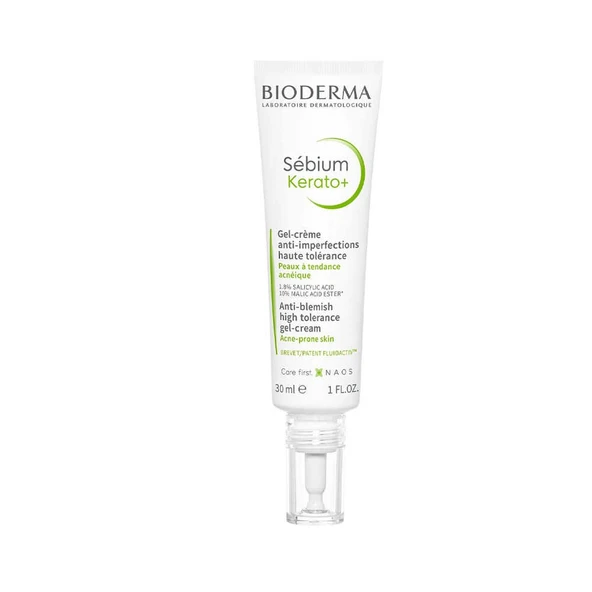 Bioderma Sebium Kerato+ Akne Eğilimli Ciltler İçin Jel Krem 30 ml PUANSIZDIR