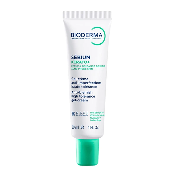 Bioderma Sebium Kerato+ Akne Eğilimli Ciltler İçin Jel Krem 30 ml PUANSIZDIR ürün görseli 1