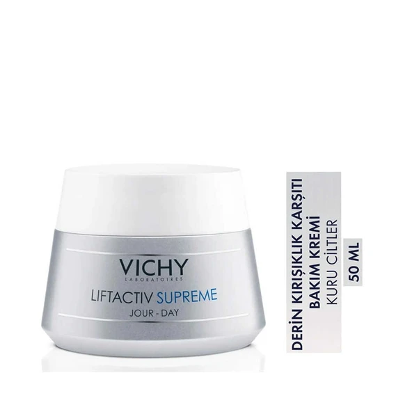 Vichy Liftactiv Supreme Kuru Ciltler İçin Kırışıklık Karşıtı Bakım Kremi 50 ml - Resim 2