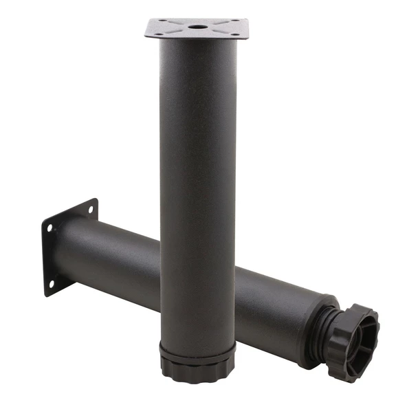 Ayarlanabilir Mobilya Kanepe Baza Koltuk Metal Destek Yükseltici Ayağı 25 Cm Siyah Ayakları (4 ADET) - 4