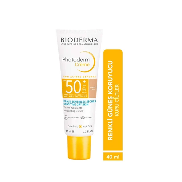 Bioderma Photoderm Kuru Ciltler İçin Güneş Koruyucu Krem Light SPF50+ 40 ml - Resim 2