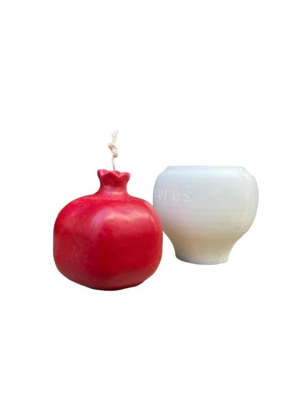 Nar Mum Kalıbı ( Silikon ) 1 Adet - Resim 3