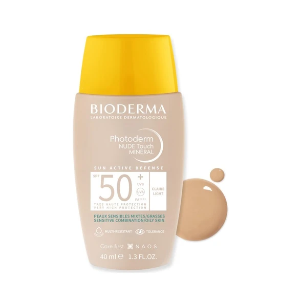 Bioderma Photoderm Nude Light SPF50+ Renkli Güneş Koruyucu 40 ml