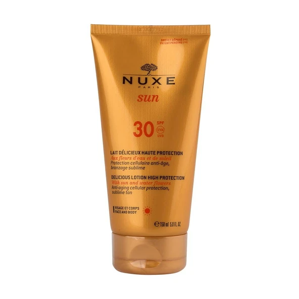 Nuxe Sun Delicious Lotion SPF30 Yüz ve Vücut Sütü 150 ml