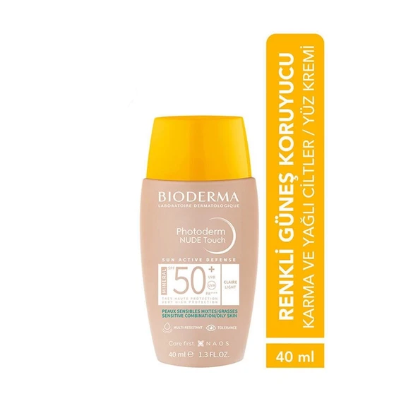 Bioderma Photoderm Nude Light SPF50+ Renkli Güneş Koruyucu 40 ml - 2