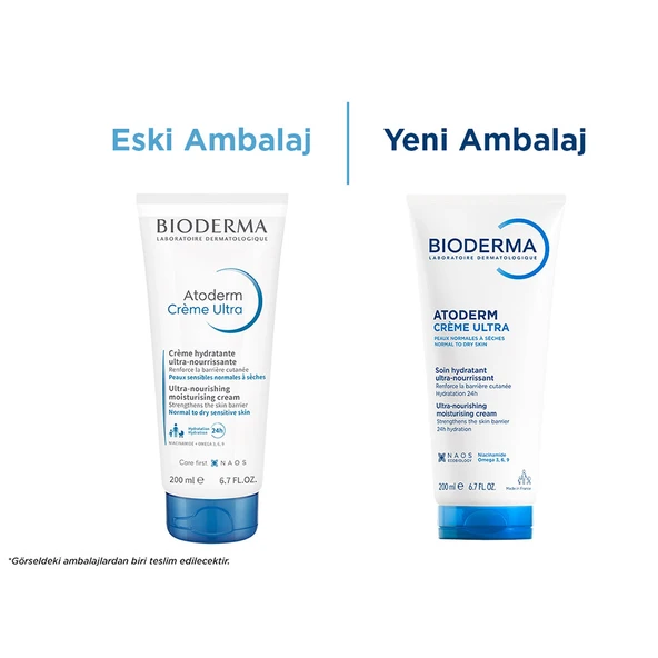 Bioderma Atoderm Cream Ultra Nemlendirici Krem 200 ml PUANSIZDIR - Resim 3