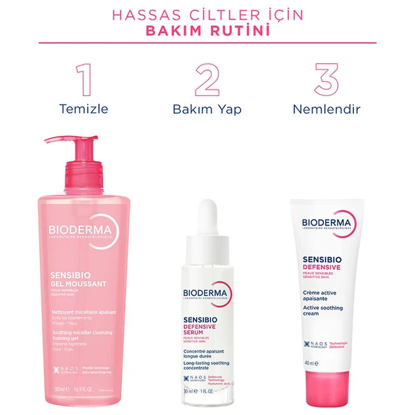 Bioderma Sensibio Foaming Gel Micellar Yüz Temizleme Jeli 500 ml PUANSIZDIR - 9