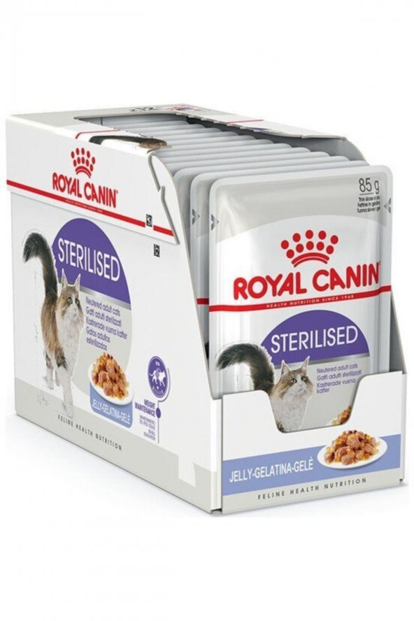 Royal Canin Sterilised Jelly Pouch Kısırlaştırılmış Yetişkin Kedi Maması 12 X 85 G