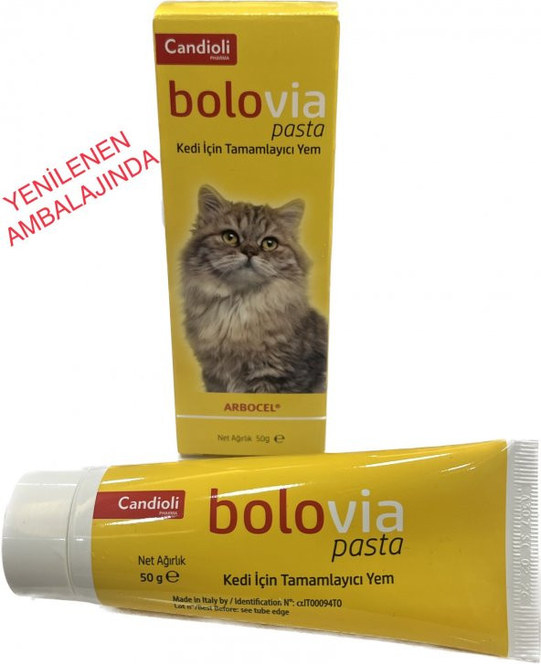 candioli Candioli Bolovia Malt Pasta Kediler Için Tamamlayıcı Yem 50 gr