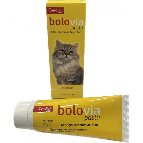 candioli Bolovia Pasta Kedi Için Tamamlayıcı Yem 50 gr