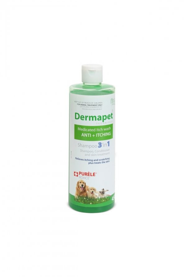 Purele Dermapet Kedi-Köpek Dermatolojik Antiseptik Şampuan 450 ml