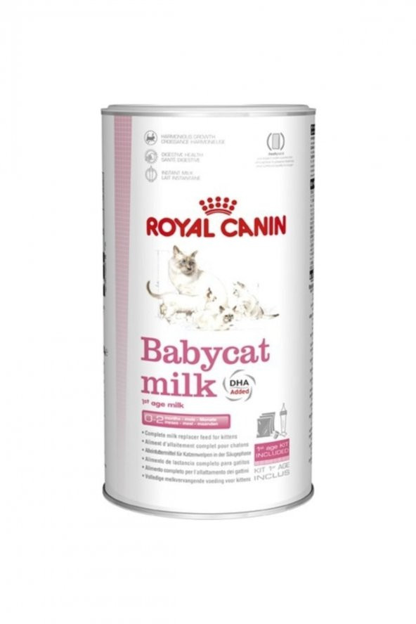 Royal Canin Babycat Milk Yavru Kedi Süt Tozu 300 Gr + Biberon Seti