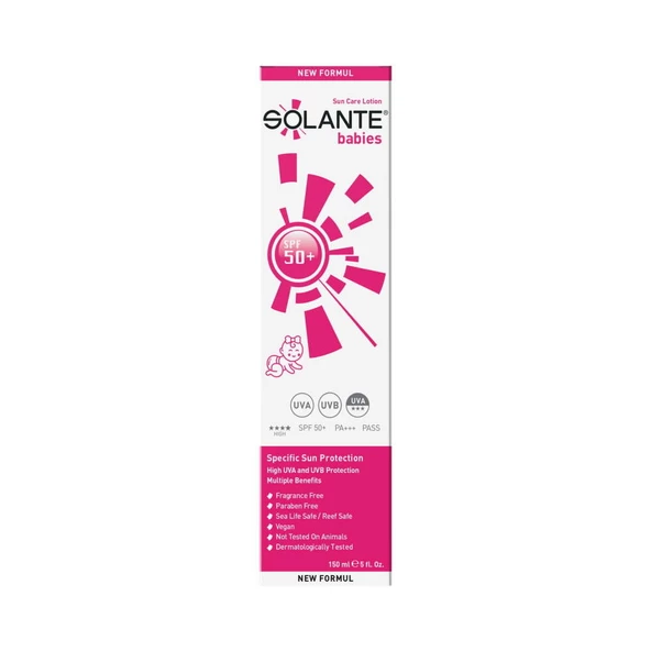 Solante Babies Güneş Koruyucu Losyon  SPF50+ 150ml