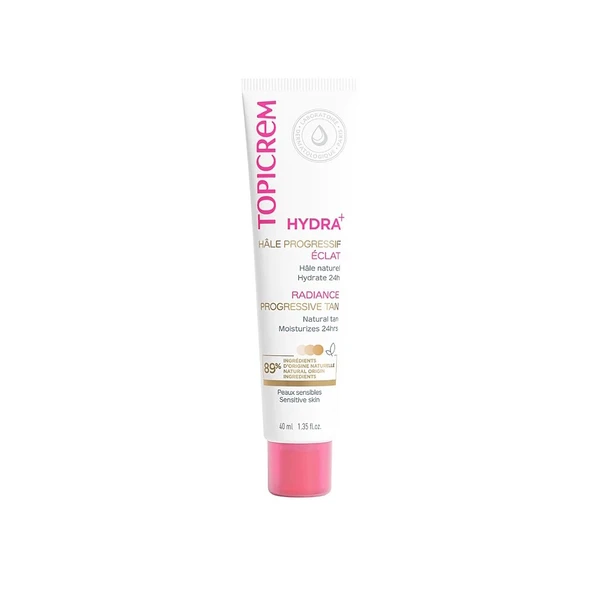 Topicrem Hydra+ Radiance Progressive Tan 40ml ürün görseli