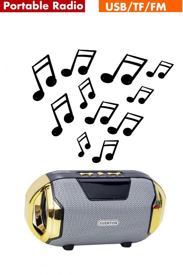 Bluetooth Şarjlı Nostalji Fm Radyo Usb Sd Aux Mp3 Player Müzik Kutusu Hoparlör