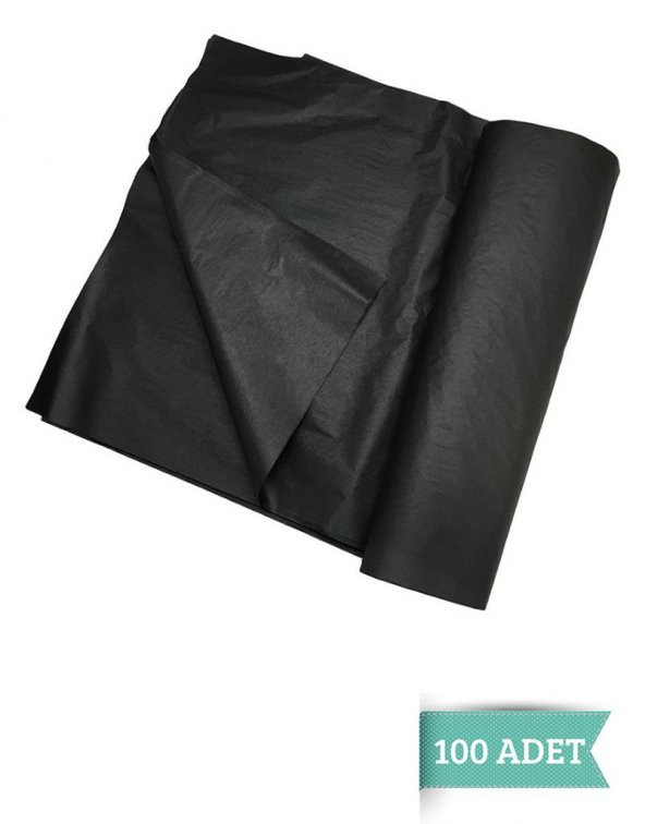 Renkli  Pelur Kağıdı Siyah 50x70 cm 100 adet-T443 - 2