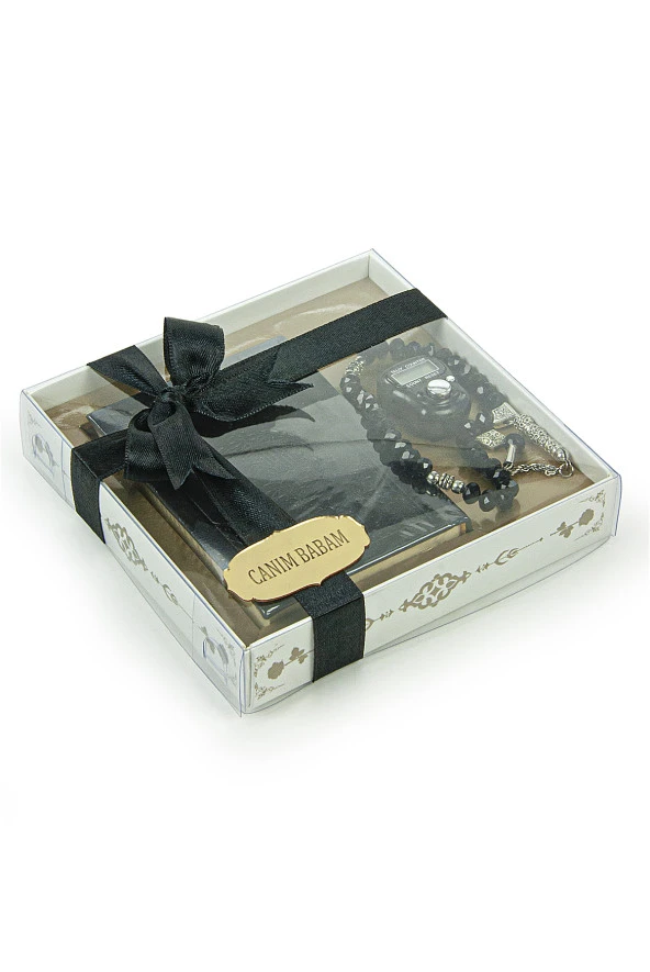 Babalar Gününe Özel Kuranı Kerim Ve Tesbih Dini Hediyelik Seti - Resim 2