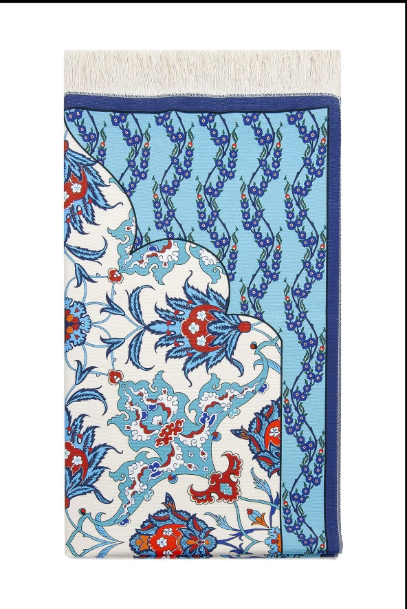 İpek Dokulu Taşıma Çantalı Seccade IPK01 - Resim 4