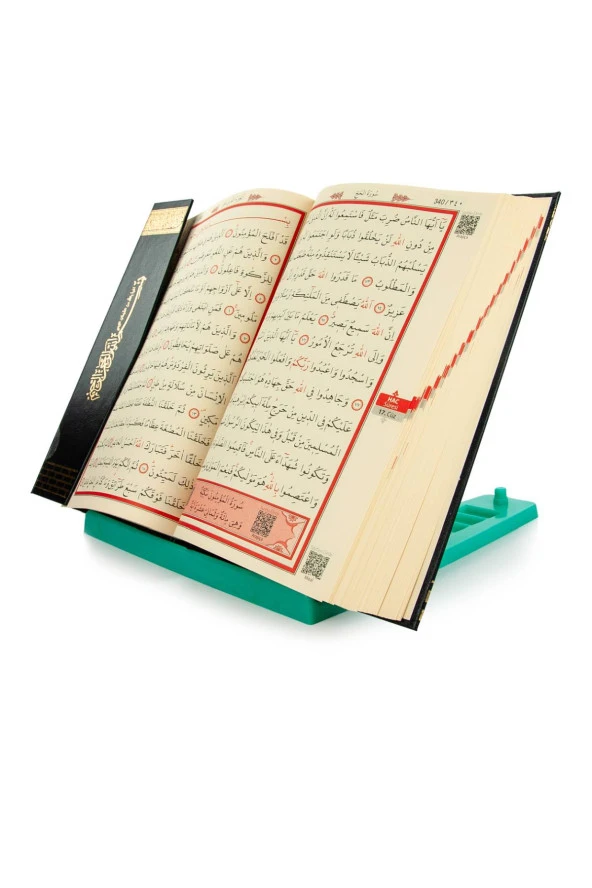 Plastik Rahle - Pratik Rahle - Masa Üstü Rahlesi - Kitap Okuma Standı - Açık Yeşil Renk - 4