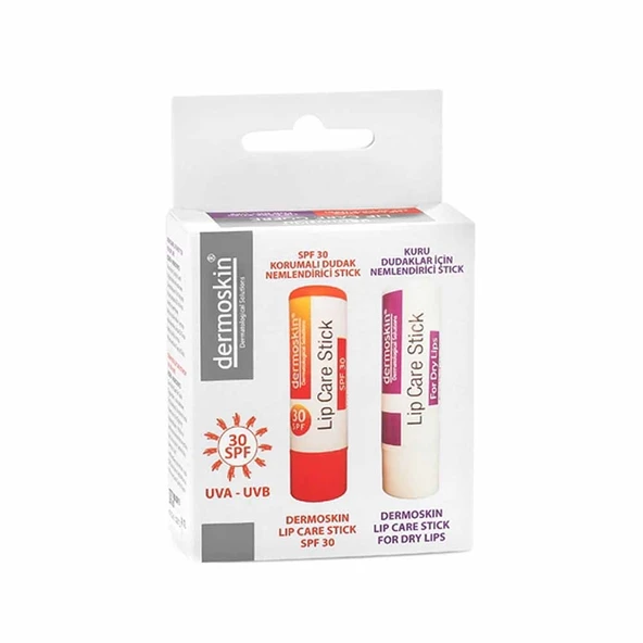 Dermoskin Lip Care Stick 2x3.9g Set