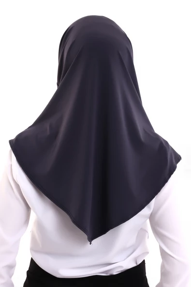 Yetişkin Pratik Eşarp Lacivert Renk - 6