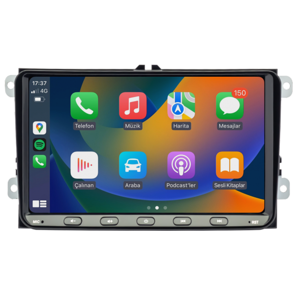 Volkswagen Touran Android Multimedya Sistemi (2004-2010) CRV-4580XD - 2